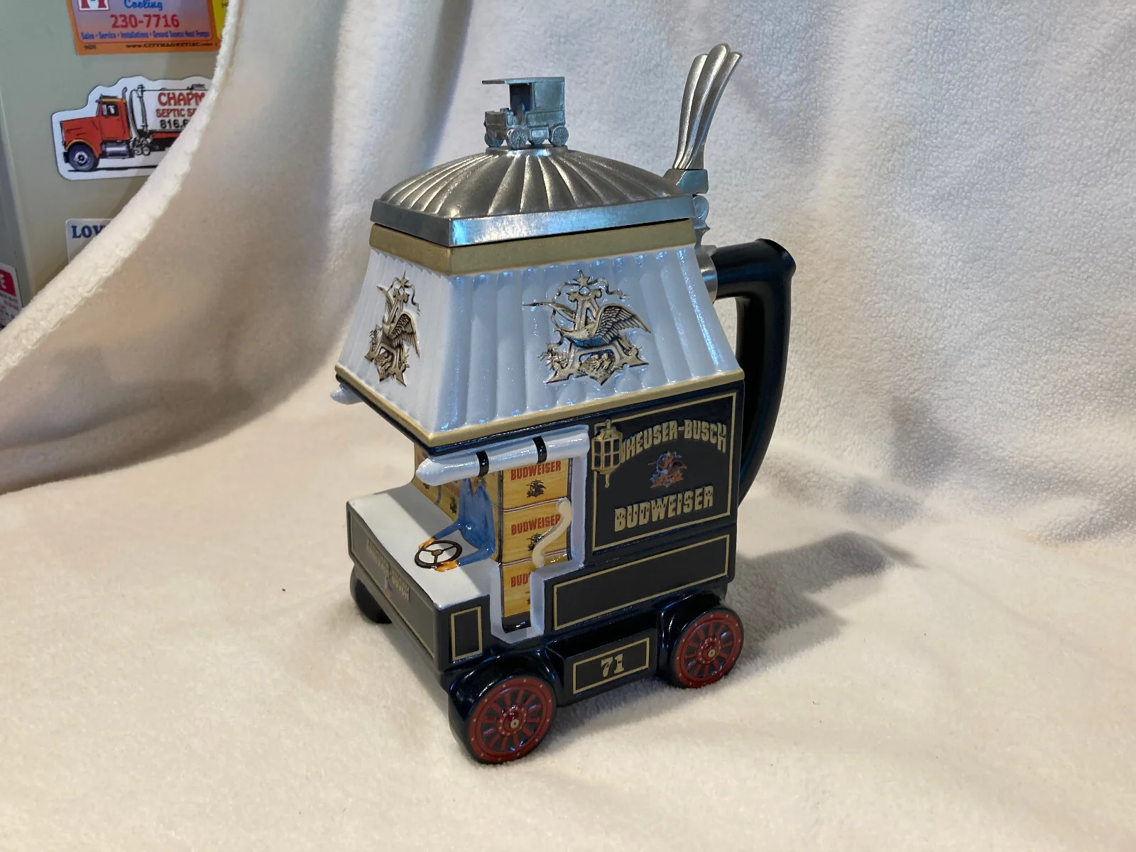 Anheuser-Busch CB8 Collector Club “Early Delivery Days” Stein