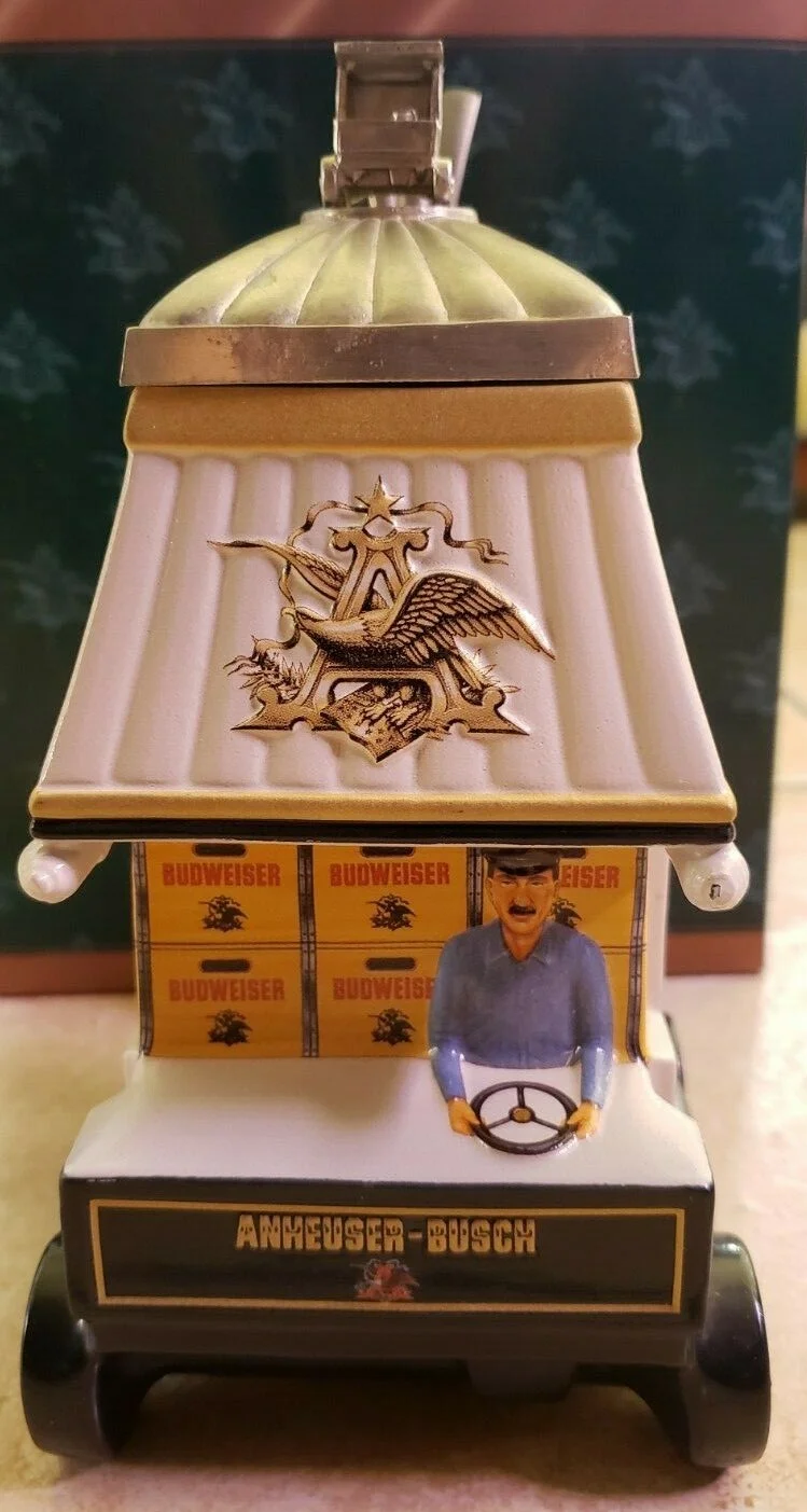 Anheuser Busch Members Only 1998 “Early Delivery Days” Stein W/ Orig. Box & COA 4