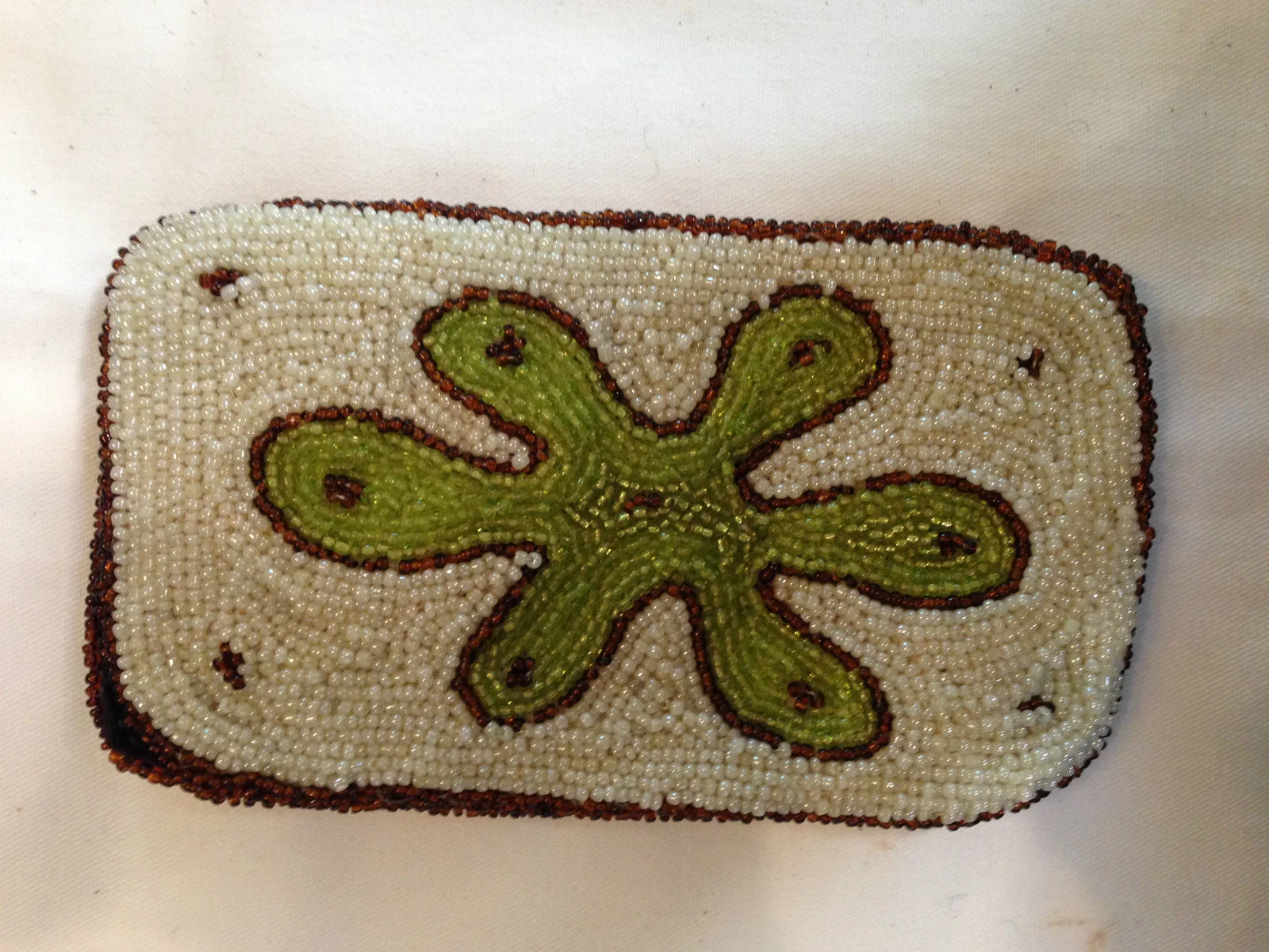 EYEGLASSES SUNGLASSES POUCH CASE BAG Handbeaded Abstract Art 2